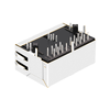 LPJ23204AENL 10/100 Base-T 1x2 Port PoE RJ45 Magjack Tab Up Green/Yellow LED thumb image 3