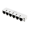 LPJF66204CNL 10/100 Base-T 1X6 Port Jack RJ45 Female Connector Without Leds thumb image 1