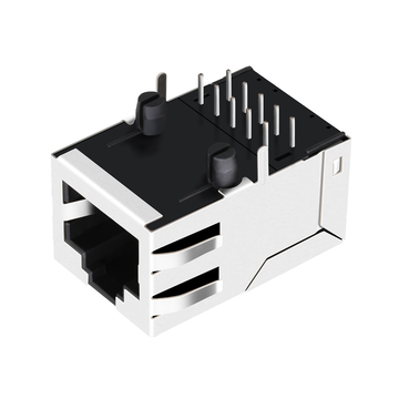 LPJG17331CNL Модульный разъем RJ45 100/1000 Base-T с трансформатором, клеммой вверх, без светодиода, изображение 3