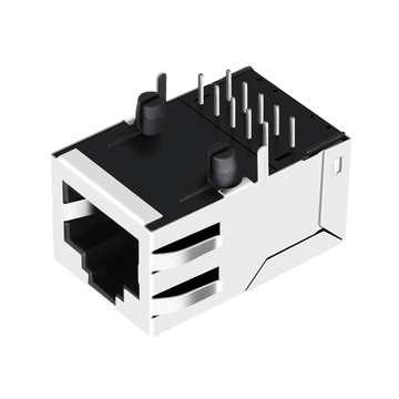 Wurth 7499111217 Совместимый LPJG17331CNL 100/1000 Base-T Модульный разъем RJ45 с трансформатором, клеммой вверх, без светодиода, изображение 3