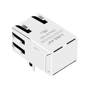 LPJG17331CNL Модульный разъем RJ45 100/1000 Base-T с трансформатором, клеммой вверх, без светодиода, изображение 5