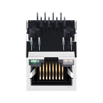 LPJE160H118NL Υποδοχή υποδοχής 1X1 RJ45 με υποδοχή Tab Down Green&Orange/Green LED χωρίς ενσωματωμένο μαγνητικό στοιχείο εικόνα 4