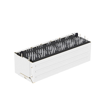LPJE265AHNL Green/Yellow LED 2X6 Port RJ45 Modular Jack Without Integrated Magnetics image 4