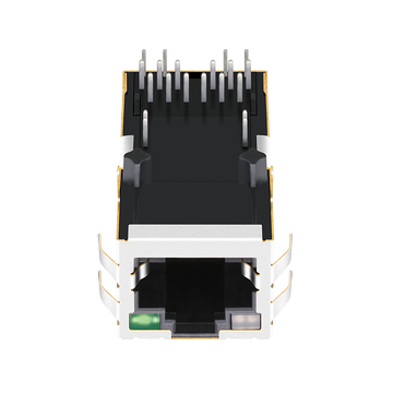 LPJK0072AINL 100/1000 Base-T Tab Up Groen & Geel/Groene LED 1x1 Poort Ethernet RJ-45 Connector afbeelding 4