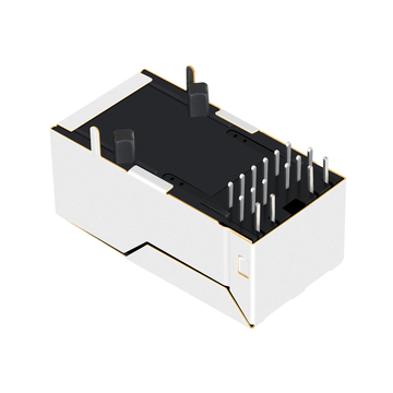 LPJK4071BGNL 100/1000 Base-T Tab Up Gele/Groene LED 1x1 Poort Lengte 32.5 mm RJ45 Connector afbeelding 3