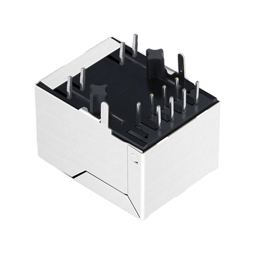 LPJ4252F86NL 10 100 base-t rj45 magjack tab down yellow&green green&yellow led image 5
