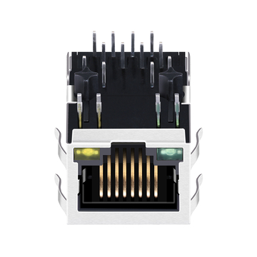LPJ4320GENL 10/100 Base-T RJ45 POE Μαγνητικές Υποδοχές Tab Down Πράσινο/Κίτρινο LED εικόνα 4