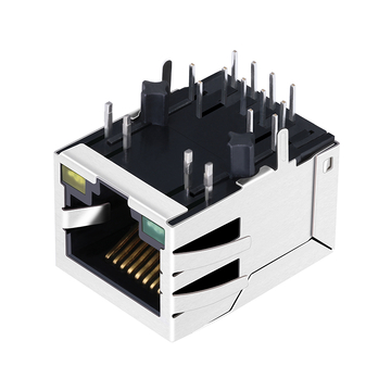 LPJ4320GENL 10/100 Base-T RJ45 POE Μαγνητικές Υποδοχές Tab Down Πράσινο/Κίτρινο LED εικόνα 5