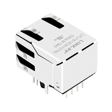 LPJ16183A107NL 10/100 Base-T Tab Up Green/Orange Led Single Port Shielded RJ45 Network Connector image 5