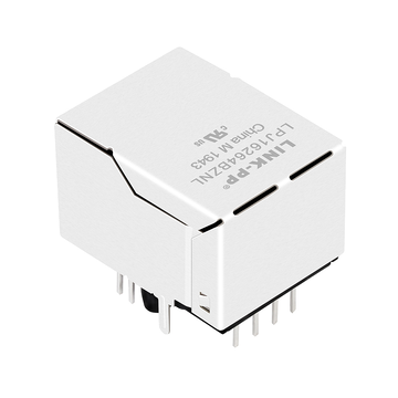 LPJ16264BZNL 10/100 Base-T Single Port 8P8C RJ45 Ethernet Magjack-connector Tab Up Green/Green Led image 3