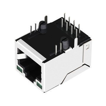 LPJ16264BZNL 10/100 Base-T Single Port 8P8C RJ45 Ethernet Magjack-connector Tab Up Green/Green Led image 2