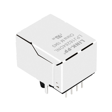LPJ16264DNL Однопортовый промышленный магнитный разъем RJ45 10/100 с Т-образным цоколем и контактами вверх, без светодиода, изображение 2