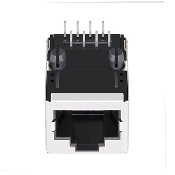 LPJ16264DNL Однопортовый промышленный магнитный разъем RJ45 10/100 с Т-образным цоколем и контактами вверх, без светодиода, изображение 5