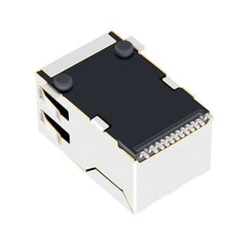 LPJ19662AANL 10/100 Base-T Tab Up Yellow/Green Led Single Port RJ45 Magnetic Jack image 5