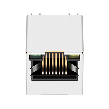 Connettore RJ45 verticale POE integrato VOIP 10/100 Base-T LPJD4514BENL con LED verde/giallo (immagine 4)