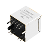 LPJD4601B4NL 100/1000 Base-T Vertical RJ45 Magjack Green/Yellow/Green/Yellow LED thumb image 3