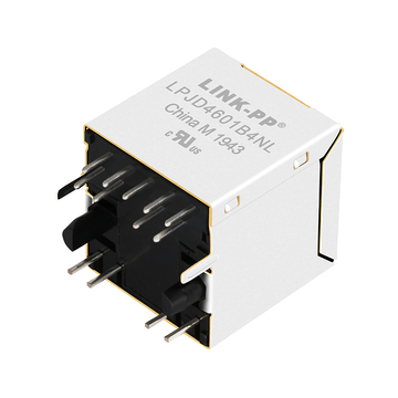 تايكو 2301995-4 متوافق LINK-PP LPJD4601B4NL 1000 Base-T RJ45 vertical jack with magnetics G&Y/G&Y Led image 2