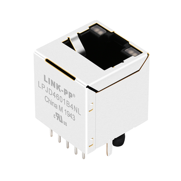 تايكو 2301995-4 متوافق LINK-PP LPJD4601B4NL 1000 Base-T RJ45 vertical jack with magnetics G&Y/G&Y Led image 5