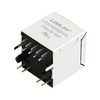 LPJD4608BHNL 10/100/1000 Base-T Vertical Gigabit RJ45 Magjack Green/Yellow LED thumb image 2