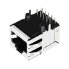 LPJG16314CNL 100/1000 Base-T Tab Up بدون منفذ واحد LED 10 Pin RJ45 Jack مع مغناطيس صورة الإبهام 2