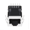 LPJG16314CNL 100/1000 Base-T Tab Up بدون منفذ واحد LED 10 Pin RJ45 Jack مع مغناطيس صورة الإبهام 5
