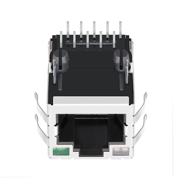 LPJG16452A24NL 100/1000 Base-T Tab Up Green&Orange/Green Leds 1x1 Port RJ45 Network Connector image 3