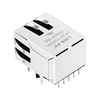 LPJ0112GDNL 10/100 Base-T Tab Down Single Port Rectifier Diode POE RJ45 Pass Through Connector Yellow/Green Led thumb image 2