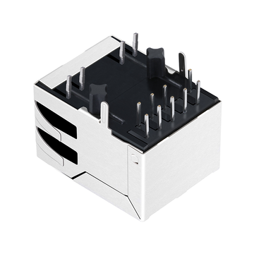 LPJ0112GDNL 10/100 Base-T Connecteur RJ45 traversant avec diode redresseuse à port unique et PoE (image 3)