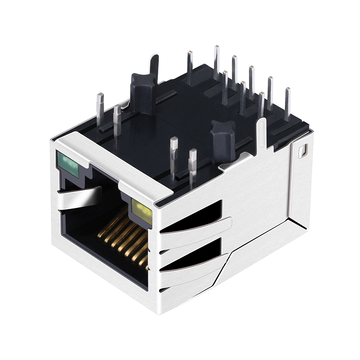 LPJ0112GDNL 10/100 Base-T Connecteur RJ45 traversant avec diode redresseuse à port unique et PoE (image 4)