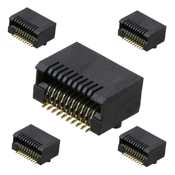 LP11B000001 Conector Receptáculo SFP+ 1x1 para Solda, Montagem em Superfície, 20 Posições, Ângulo Reto (imagem 4)