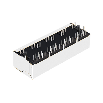 LPJE104BDNL Κίτρινο/Πράσινο LED με 1 θύρα RJ45 με καρφίτσα προς τα κάτω, 1x4, αρθρωτό βύσμα χωρίς ενσωματωμένο μαγνητικό στοιχείο, εικόνα 4