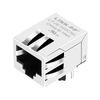 LPJE160CNL Tab Down Without LED 1X1 Port RJ45 Modular Jack without Integrated Magnetics thumb image 1