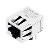 TE 1-5406299-1 Compatible LPJE160CNL RJ45 1X1 Jack sans languette magnétique vers le bas sans image de pouce LED 1