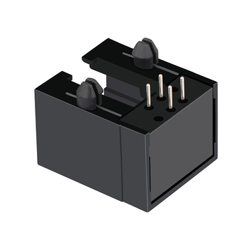 LPJE175NNL RJ11 Ethernet  Jack without Integrated Magnetics 1 Port 4P4C Tab Down Without LED image 4