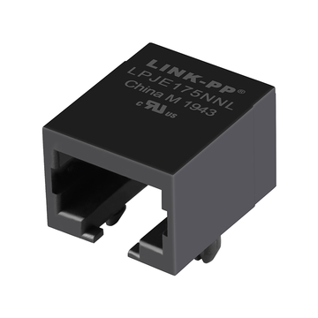 LPJE175NNL RJ11 Ethernet  Jack without Integrated Magnetics 1 Port 4P4C Tab Down Without LED