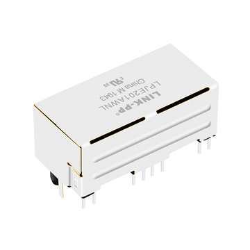 LPJE201AWNL Tab UP Groen/Groene LED 1X2 Poort RJ45-aansluiting zonder geïntegreerde magneten afbeelding 3