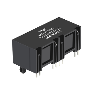 LPJE201BWNL Tab UP Groen/Groene LED 1X2 Poort RJ45 Modulaire Jack zonder Geïntegreerde Magneten afbeelding 2