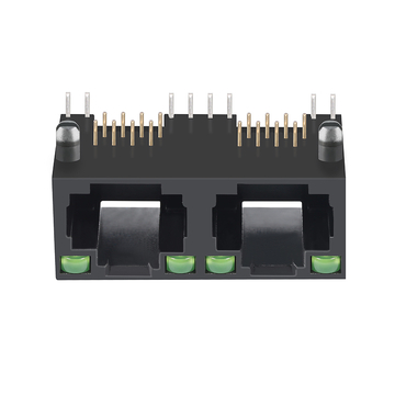 LPJE201BWNL Tab UP Groen/Groene LED 1X2 Poort RJ45 Modulaire Jack zonder Geïntegreerde Magneten afbeelding 5
