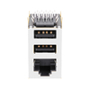 LPJE302DNL Tab Up Dual USB RJ45 Connector Without LED Without Integrated Magnetics thumb image 5
