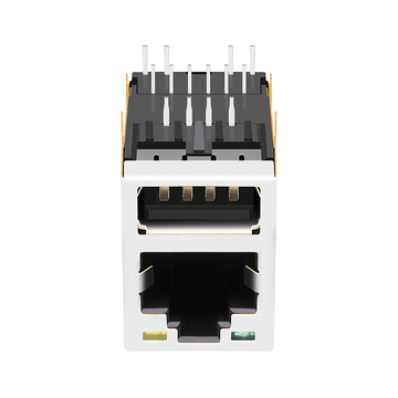 LPJE305BHNL Зеленый/желтый светодиодный разъем Tab Up, одинарный USB-разъем RJ45 без встроенных магнитов, изображение 5