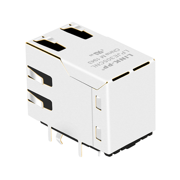 LPJE305CNL Μονή υποδοχή USB RJ45 χωρίς ενσωματωμένο μαγνητικό στοιχείο Tab Up χωρίς εικόνα LED 2
