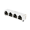 LPJE401DNL Tab Up Without LED 1X4 Port RJ45 Connectors Without Integrated Magnetics thumb image 1