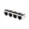 LPJE401DNL Tab Up Without LED 1X4 Port RJ45 Connectors Without Integrated Magnetics thumb image 2