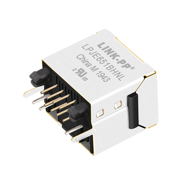 LPJE651BHNL 탭업 녹색/노란색 LED 1x1 포트 수직 RJ45 모듈러 잭 (내장 자석 없음) 이미지 3