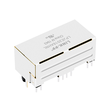 LPJE2016AHNL Tab UP Groen/Geel LED Zij-ingang PCB 1X2 Poort RJ45-aansluitingen Zonder Geïntegreerde Magneten afbeelding 2