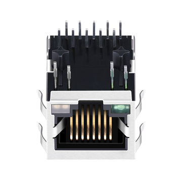 Wurth 7499111423 Compatible LPJG0803A102NL 1000 Base-T Single Port RJ45 Magnetic Connector Tab Down Green/Green&Yellow Led image 4