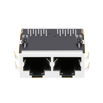 LPJ21028CNL 10/100 Base-T Χωρίς LED Tab UP 1x2 Θηλυκοί σύνδεσμοι RJ45 εικόνα 3