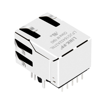 LPJG16402A37NL 100/1000 Base-T Tab UP Green&Orange/Yellow Led 1 Port RJ45 Jack image 3