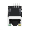 LPJG16459BDNL 100/1000 Base-T Gigabit ethernet jack with magnetics Tab UP Yellow/Green Led thumb image 5