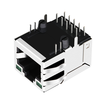 LPJG18813AFNL 100/1000 Base-T Tab UP Green/Green Led Single Port RJ45 lan Jack image 4